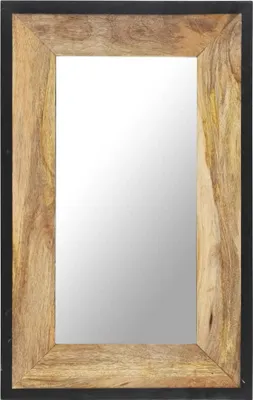 Image de Miroir 80x50 cm Bois de manguier massif