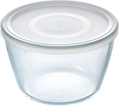 Image de Plat Rond Pyrex Cook & Freeze 1.1l Verre Borosilicate Résistant Froid/chaud - Pyrex