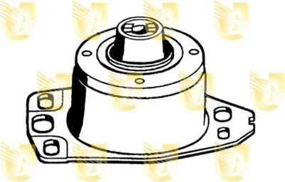 Produktbild von UNIGOM Motorlager Gummimetalllager Hinten für FIAT MULTIPLA (186) 395392