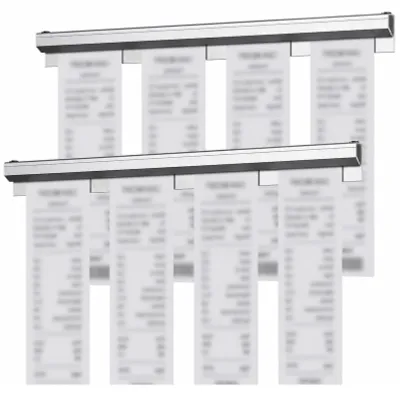 2 Kartenhalter aus Aluminiumlegierung, einfach anzubringen
