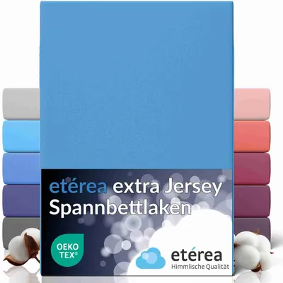 Obrázek produktu pro Étérea Jersey napínací prostěradlo z bavlny, 240 x 220 cm