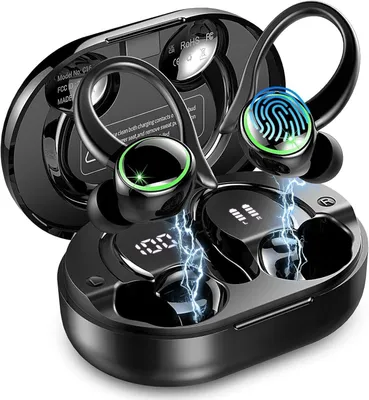 Kabellose In-Ear-Kopfhörer mit HiFi-Sound, 50h Laufzeit, ENC-Mikrofon, Touch-Steuerung & Bluetooth für Sport und Alltag