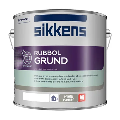 Produktbild von Sikkens Rubbol Grund Plus, Weiß, White, Lösungsmittelbasiert, Halbmatt, 14 m²/L, 17 m²/L