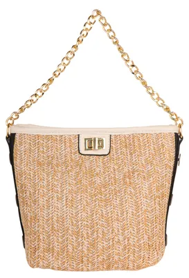 Immagine prodotto di Borsa a tracolla House of Louisa Damen, beige/nero, modello LOU1003-BE