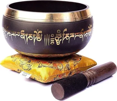 Produktbild von Famanu Tibetische Klangschalen-Set für Meditation und Chakra-Heilung - handgefertigt