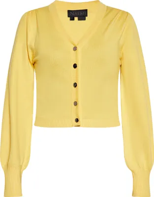 Zdjęcie produktu dla NAEMI damski sweter - jasnożółty, XL
