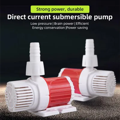 Obrázek produktu pro DC akvarijní čerpadlo 20W 1000-1200L/H vysoký průtok DC 12V ponorné čerpadlo Ultra-Quiet 16,4ft Max Lift Booster bezkartáčové čerpadlo pro rybník Fish Tank Fountain