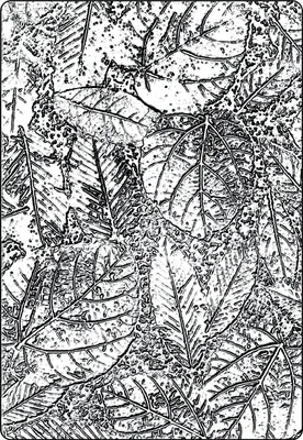 Produktbild von Sizzix A5 3D-Prägeschablone by Tim Holtz Foliage