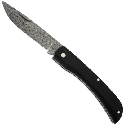 Produktbild von Haller Damast-Taschenmesser Ebenholzgriff Klappmesser Messer Rosenmuster 42984