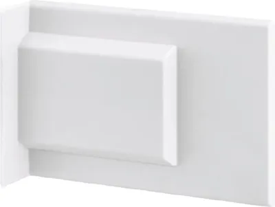 Produktbild von CAMAR 807XL Abdeckkappe zu Unterschrankaufhänger, Kunststoff weiß