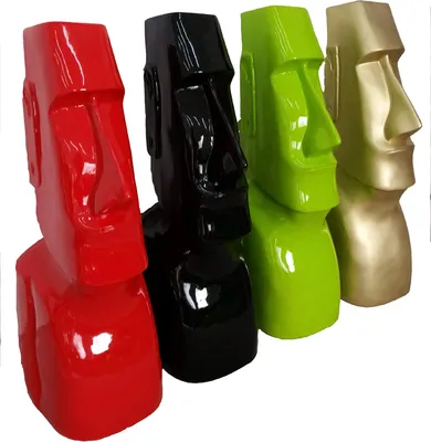 Obrázek produktu pro Designové abstraktní dekorace Moai Sculpture Figury Sochy Moderní obývací pokoj