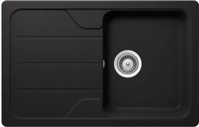 Produktbild von Schock Einbauspüle Formhaus D-100S U Nero - Unterbauspüle