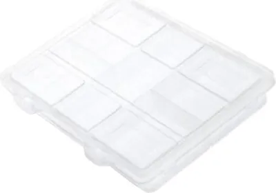 Produktbild von Sortimentskasten 200 x 160 x 35mm , 5 Fächer, Kleinteilemagazin