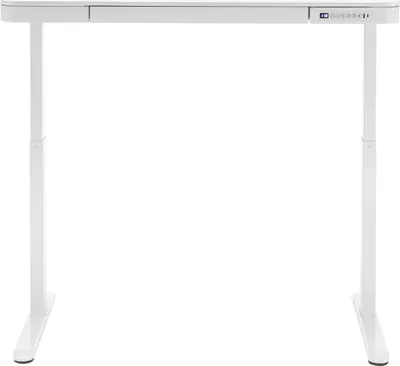 Produktbild von BARCO Schreibtisch höhenverstellbar 72-122 cm, 120x60 cm, 4 Memory-Funktionen, 1 Schubkasten, USB-A & USB-C