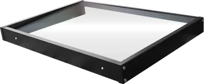 Produktbild von Wasabi - Vordach Haustür 120x80 cm AXIS PLUS – Massives Polycarbonat 2,7mm – Anthrazit-Aluminiumhalterungen – Einfache Montage – Wetterschutzdach Regen Fenster – Robuste Abdeckung Garten Terrasse