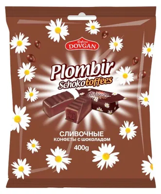 Produktbild von Plombir Toffees Schoko 400g