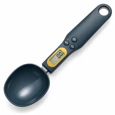 Digitale Löffelwaage 500 g / 0,1 g, LED-Display, 7 Einheiten, grün