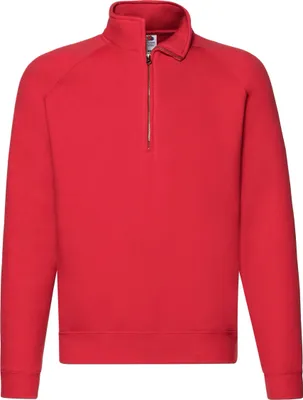 Produktbild von Fruties Sweatshirt mit Reißverschluss für Männer Burim rot M