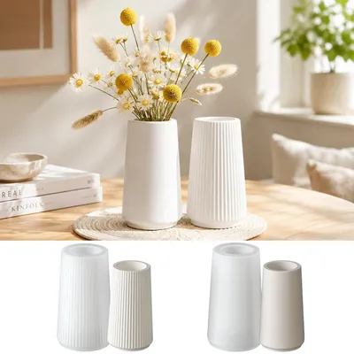Produktbild von Silikonform Vase 2er Set Gießform Epoxidharz Stifthalter