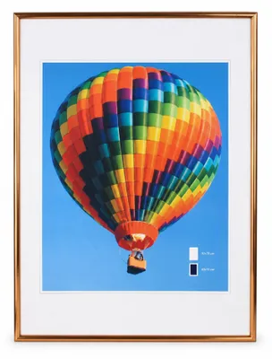 Produktbild von Ideal Life Kunststoff Bilderrahmen Wanddeko Collage Poster Bilder Foto Rahmen - Farbe: Kupfer | Format: 50x70
