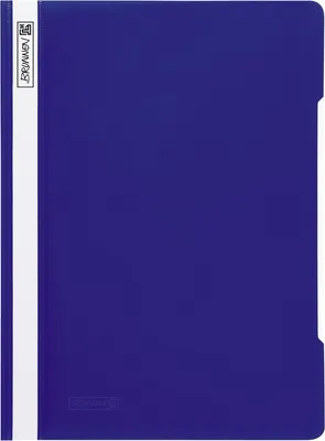 Produktbild von Sichthefter A4 PVC blau Packung mit 25 Stück