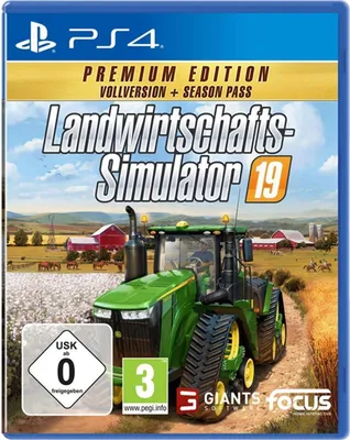 Produktbild von Focus Entertainment Farming Simulator 19 - Premium Edition, PlayStation 4, Multiplayer-Modus, E (Jeder), Physische Medien