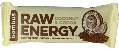 Productafbeelding van Bombus Raw Energy Bar Coconut & Cocoa (50 gr)