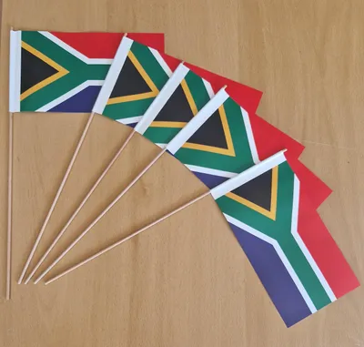 Produktbild von Papierfähnchen Südafrika 50 Stück