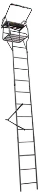 Produktbild von Baumsitz Hirschblick, 5,5 m hoch, Plattform 61x63,5 cm, gepolsterte Armlehnen, klappbare Schießschiene
