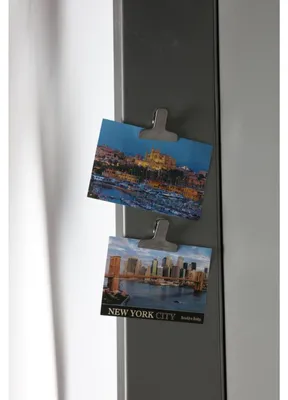 Produktbild von Verschlussklammern 4 Stück mit Magnet aus Metall Verschlussclips Kühlschrankmagnet Fotoklammer Fotoklemme Bilderklammer