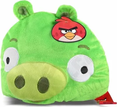 Zdjęcie produktu dla Angry Birds dekoratives Kissen Grün 25 cm