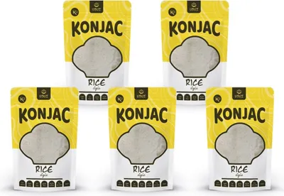 Obrázek produktu pro USUI konjaková rýže v nálevu 4+1 | nízkokalorické konjakové těstoviny | 5 x 270 g
