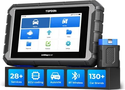 Obrázek produktu pro OBD2 diagnostický nástroj - Nástroj pro diagnostiku vozidel - Čtečka chybových kódů - Autodiagnostický skener - Diagnostický nástroj s funkcí kódování řídicí jednotky