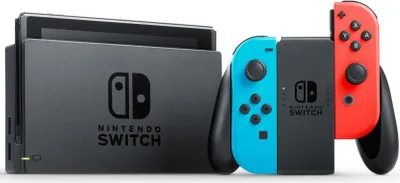 Produktbild von Nintendo Switch Konsole, Farbe: Neon-Rot/Neon-Blau