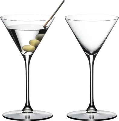 Produktbild von Riedel Grape@Riedel Martini Cocktail, 2er Set, Cocktailglas, Martiniglas, Kristallglas, 200 ml, 6424/77