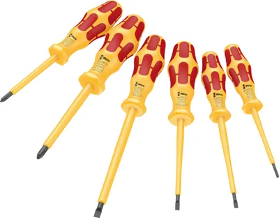 Obrázek produktu pro Wera Kraftform - Série 1000 VDE 1060 i/1062 i/6 - Sada šroubováků - 6 kusů - izolovaná