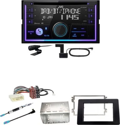 Produktbild von JVC KW-DB95BT Bluetooth Digitalradio USB CD Einbauset für Nissan NV400 ab 2019