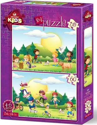 Obrázek produktu pro ART PUZZLE Puzzle Čas na hraní 35+60 dílků