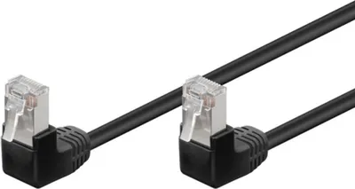 Produktbild von Patchkabel RJ-45 90°-Stecker > RJ-45 90°-Stecker