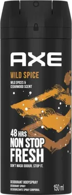 Produktbild von Axe - Deodorant Bodyspray - 48hrs Non Stop Fresh - Wild Spice - Wilde Gewürze & Zedernholz - 150 ml - 1 Stück