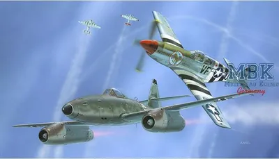 Obrázok produktu pre Revell Combat Set Messerschmitt Me262 & P-51B Mustang 1:72