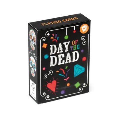 Produktbild von Spielkarten Day of the Dead Kartenspiel Totenkopf Skull Schädel 52 Karten + 2 Joker