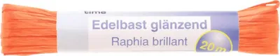 Produktbild von Edelbast Viskose glänzend orange 20 m