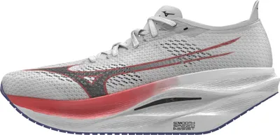 Produktbild von Mizuno Wave Rebellion Pro 3 - white/baritone blue/fiery coral 2, Größe:9.5