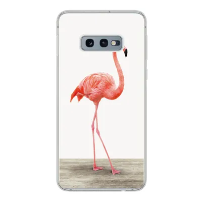 Produktbild von MuchoWow® Handyhülle Schutzhülle Hülle für Samsung Galaxy S10e Flamingo - Rosa - Vogel - Mädchen - Jungen - Kind Silikon Softcase Handy Hülle - Handy