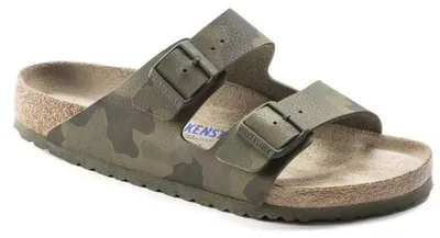 Produktbild von Herren-Pantoletten Birkenstock Arizona bs regular mit weicher Einlage Camo 41