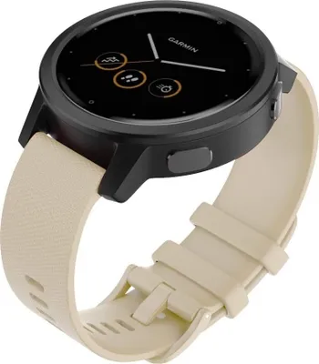 Produktbild von Strap-it Garmin Vivomove 3s Armband Silikon - 39mm - Beige