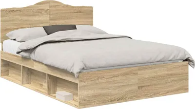 Immagine prodotto di vidaXL Struttura letto Sonoma 160 x 200 cm in legno di pino massiccio