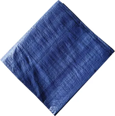 Produktbild von Plane Schutzplane Planen Grün, Silber,Blau 120/160/80 g m2 Profesionel Abdeckplane Gewebeplane (Blau 80g, 5x6m)