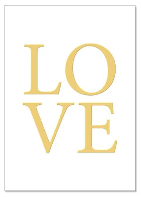 Produktbild von Postkarte, LOVE